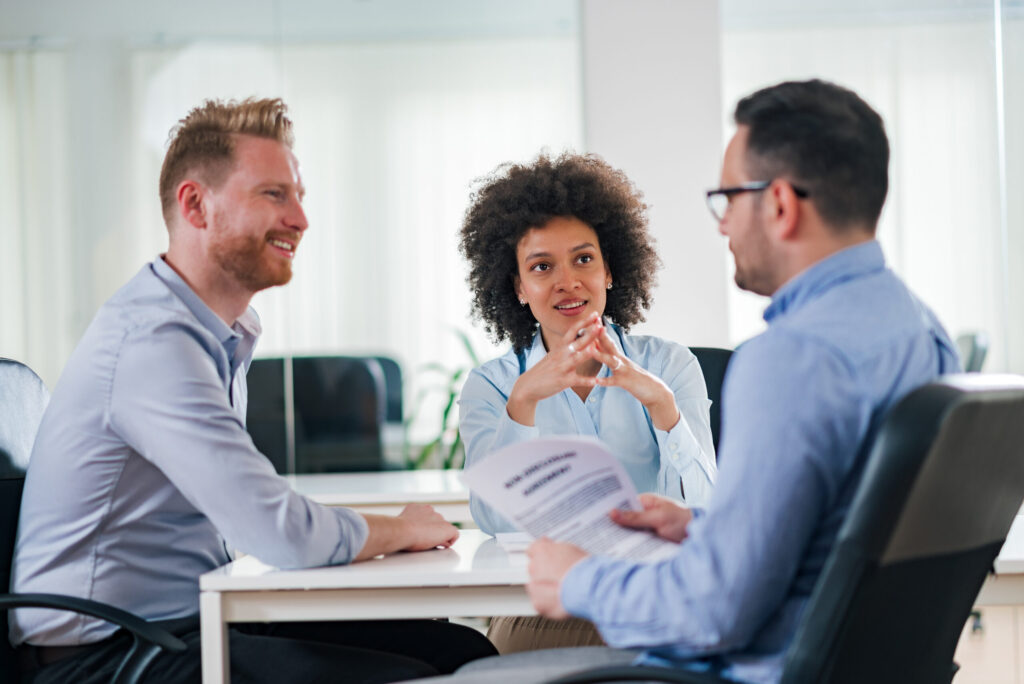 Picture illustrating challenges adults with ADHD may experience in real-time workplace conversations